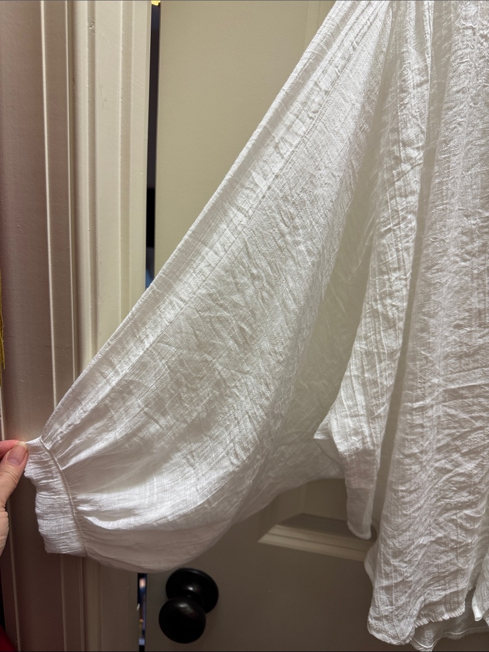 HYFVE White Button-Front Gauze Shirt - Picture 2 of 9